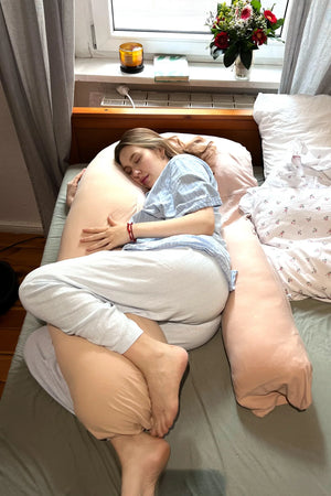 Μαξιλάρι εγκυμοσύνης και θηλασμού 3 σε 1 – Κρεμ - - soonMAMA - Η σωστή προσθήκη στην κομψή και άνετη εγκυμοσύνη! - Παλτά για έγκυες