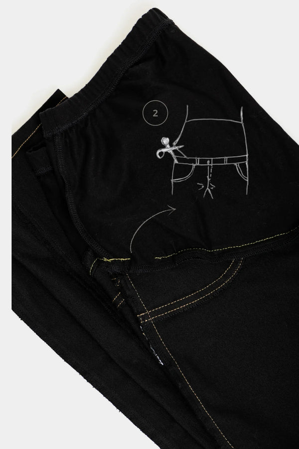 Ελαστικά τζιν εγκυμοσύνης με αφαιρούμενη ζώνη - - soonMAMA - Η σωστή προσθήκη στην κομψή και άνετη εγκυμοσύνη! - Παλτά για έγκυες