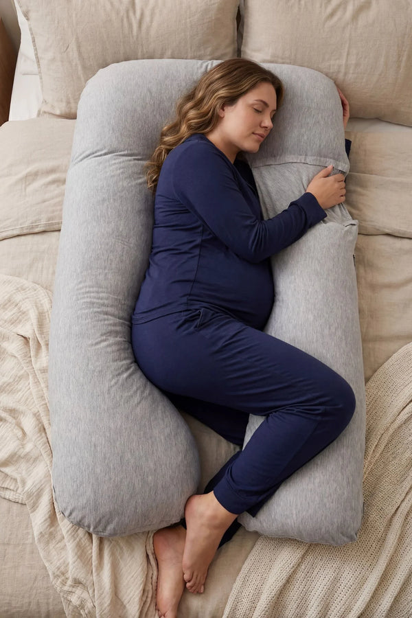 Μαξιλάρι εγκυμοσύνης και θηλασμού 3 σε 1 – Γκρι