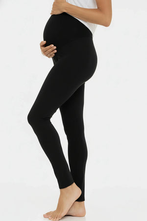 Μαύρο κολάν εγκυμοσύνης - Παντελόνι - soonMAMA - Η σωστή προσθήκη στην κομψή και άνετη εγκυμοσύνη! - Παλτά για έγκυες