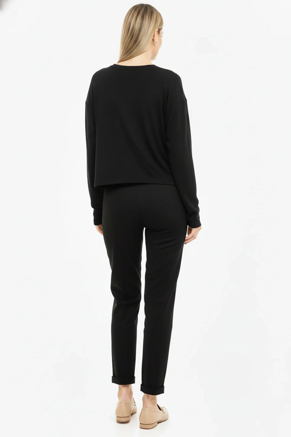 Ελαστικό βαμβακερό παντελόνι εγκυμοσύνης - - soonMAMA - Η σωστή προσθήκη στην κομψή και άνετη εγκυμοσύνη! - Παλτά για έγκυες