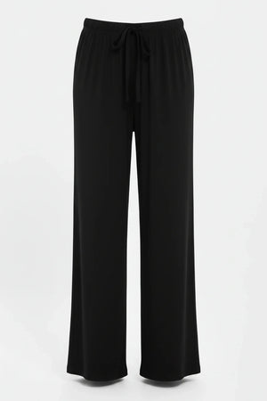 Απαλό παντελόνι εγκυμοσύνης σε γραμμή καμπάνα από modal – μαύρο - - soonMAMA - Η σωστή προσθήκη στην κομψή και άνετη εγκυμοσύνη! - Παλτά για έγκυες