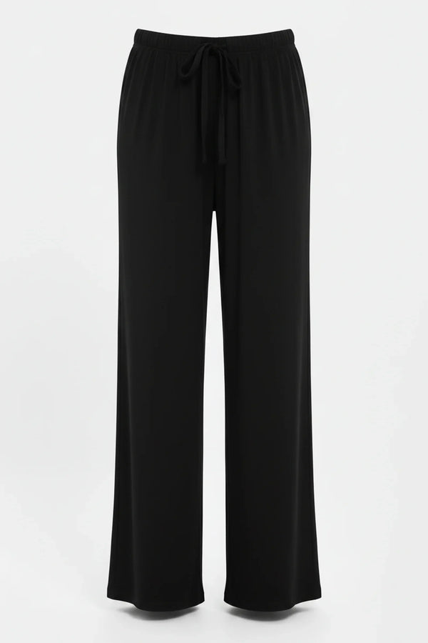 Απαλό παντελόνι εγκυμοσύνης σε γραμμή καμπάνα από modal – μαύρο - - soonMAMA - Η σωστή προσθήκη στην κομψή και άνετη εγκυμοσύνη! - Παλτά για έγκυες