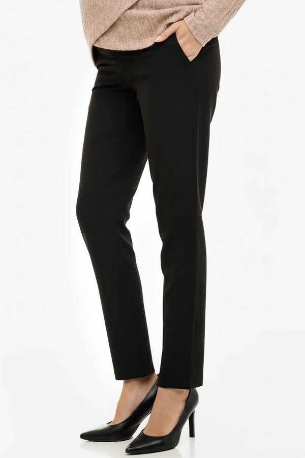 Παντελόνι εγκυμοσύνης σε μαύρο χρώμα - Παντελόνι - soonMAMA - Η σωστή προσθήκη στην κομψή και άνετη εγκυμοσύνη! - Παλτά για έγκυες