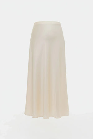 Σατέν φούστα εγκυμοσύνης - εκρού - - soonMAMA - Η σωστή προσθήκη στην κομψή και άνετη εγκυμοσύνη! - Παλτά για έγκυες
