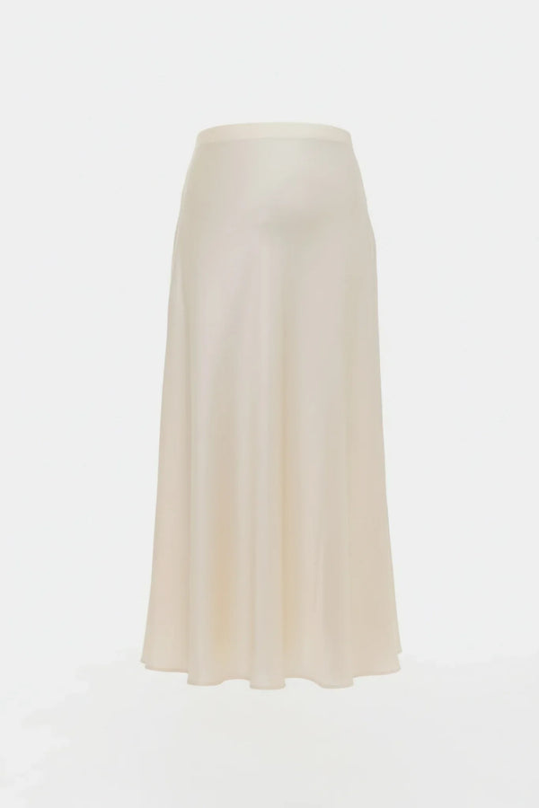 Σατέν φούστα εγκυμοσύνης - εκρού - - soonMAMA - Η σωστή προσθήκη στην κομψή και άνετη εγκυμοσύνη! - Παλτά για έγκυες