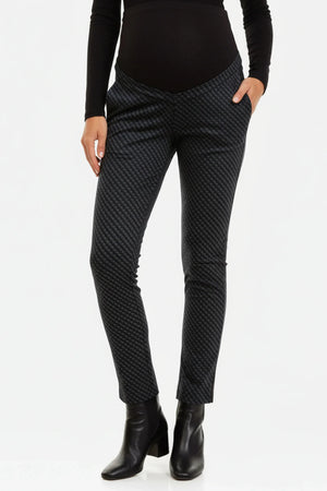 Παντελόνι εγκυμοσύνης από ύφασμα λεπτής πλέξης - Παντελόνι - soonMAMA - Η σωστή προσθήκη στην κομψή και άνετη εγκυμοσύνη! - Παλτά για έγκυες