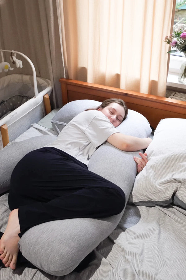 Μαξιλάρι εγκυμοσύνης και θηλασμού 3 σε 1 – Γκρι