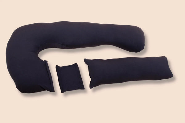 Μαξιλάρι εγκυμοσύνης και θηλασμού 3 σε 1 – Σκούρο Μπλε