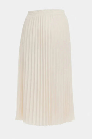 Σατέν πλισέ φούστα εγκυμοσύνης - κρεμ - - soonMAMA - Η σωστή προσθήκη στην κομψή και άνετη εγκυμοσύνη! - Παλτά για έγκυες