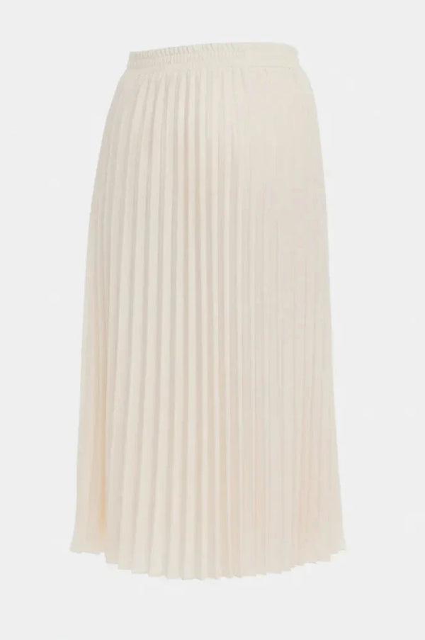 Σατέν πλισέ φούστα εγκυμοσύνης - κρεμ - - soonMAMA - Η σωστή προσθήκη στην κομψή και άνετη εγκυμοσύνη! - Παλτά για έγκυες