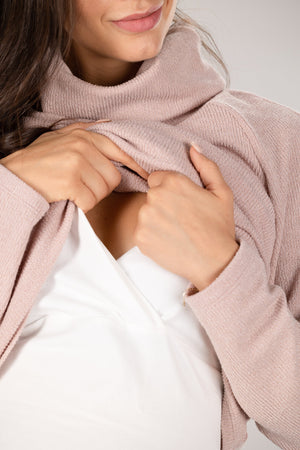 Ριμπ πουλόβερ ζιβάγκο εγκυμοσύνης και θηλασμού - - soonMAMA - Η σωστή προσθήκη στην κομψή και άνετη εγκυμοσύνη! - Παλτά για έγκυες