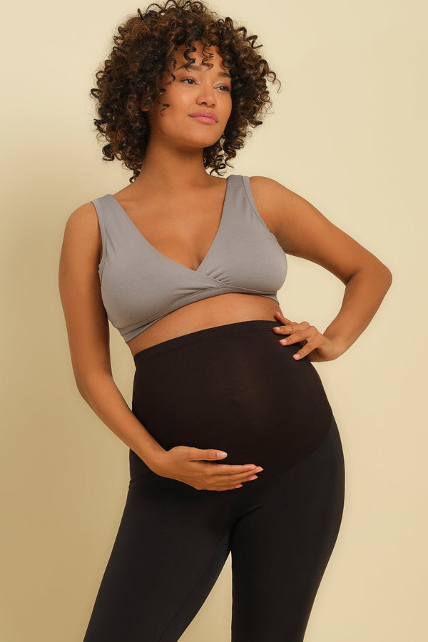 Γκρι σουτιέν εγκυμοσύνης και θηλασμού - - soonMAMA - Η σωστή προσθήκη στην κομψή και άνετη εγκυμοσύνη! - Παλτά για έγκυες