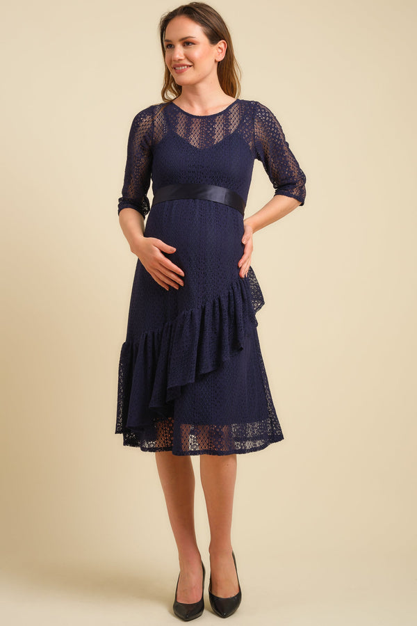 Επίσημο φόρεμα εγκυμοσύνης από δαντέλα - - soonMAMA - Η σωστή προσθήκη στην κομψή και άνετη εγκυμοσύνη! - Παλτά για έγκυες