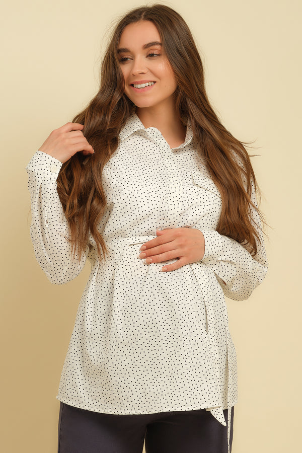 Βαμβακερό πουκάμισο εγκυμοσύνης και θηλασμού -  - soonMAMA - Η σωστή προσθήκη στην κομψή και άνετη εγκυμοσύνη! - Παλτά για έγκυες