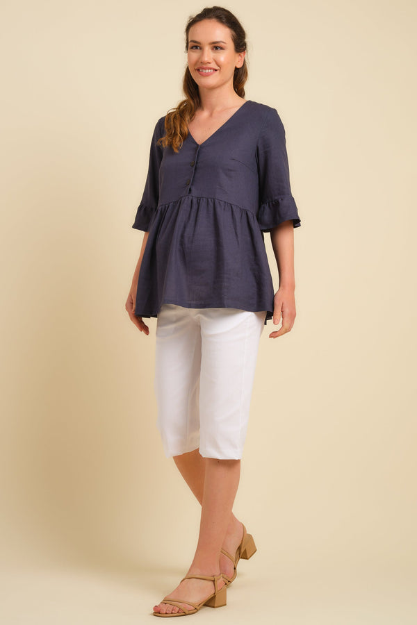 Κάπρι παντελόνι εγκυμοσύνης - Παντελόνι - soonMAMA - Η σωστή προσθήκη στην κομψή και άνετη εγκυμοσύνη! - Παλτά για έγκυες