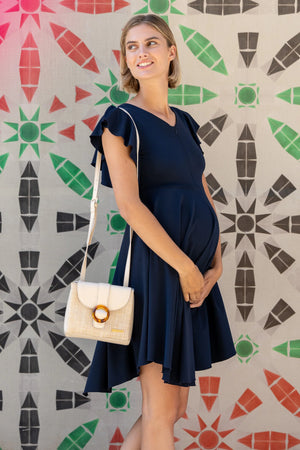 Αεράτο φόρεμα εγκυμοσύνης και θηλασμού - Φόρεμα - soonMAMA - Η σωστή προσθήκη στην κομψή και άνετη εγκυμοσύνη! - Παλτά για έγκυες