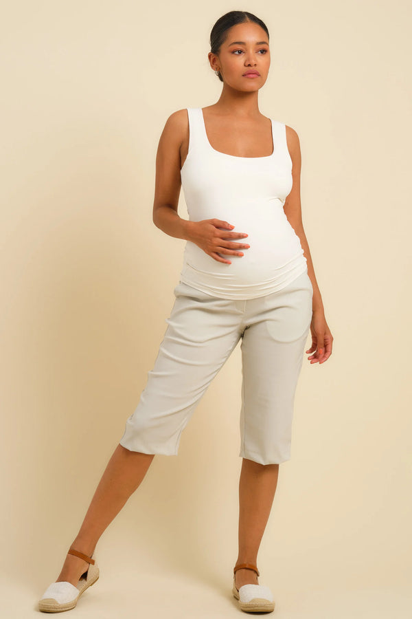 Κάπρι παντελόνι εγκυμοσύνης - Παντελόνι - soonMAMA - Η σωστή προσθήκη στην κομψή και άνετη εγκυμοσύνη! - Παλτά για έγκυες