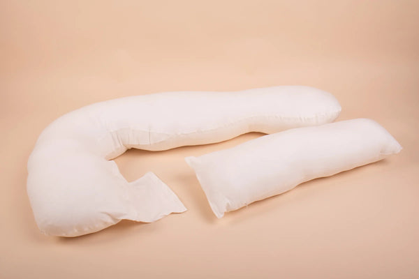 Μαξιλάρι εγκυμοσύνης 3 σε 1 - οργανικό βαμβάκι - εκρού - - soonMAMA - Η σωστή προσθήκη στην κομψή και άνετη εγκυμοσύνη! - Παλτά για έγκυες