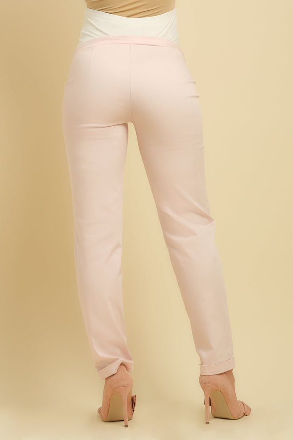 Ελαστικό βαμβακερό παντελόνι εγκυμοσύνης - - soonMAMA - Η σωστή προσθήκη στην κομψή και άνετη εγκυμοσύνη! - Παλτά για έγκυες