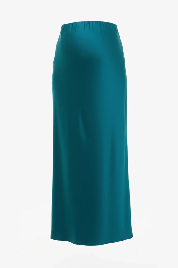 Σατέν φούστα εγκυμοσύνης - τυρκουάζ - - soonMAMA - Η σωστή προσθήκη στην κομψή και άνετη εγκυμοσύνη! - Παλτά για έγκυες