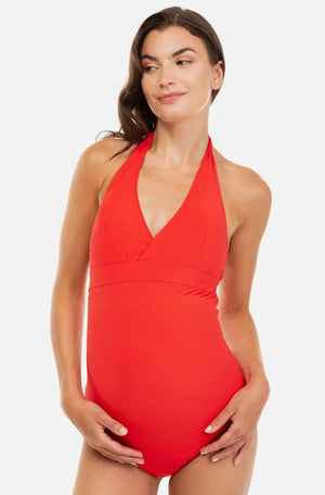 Ολόσωμο πορτοκαλί μαγιό εγκυμοσύνης και θηλασμού -  - soonMAMA - Η σωστή προσθήκη στην κομψή και άνετη εγκυμοσύνη! - Παλτά για έγκυες