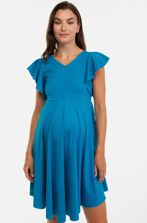 Αέρινο φόρεμα μητρότητας και θηλασμού -  - soonMAMA - Η σωστή προσθήκη στην κομψή και άνετη εγκυμοσύνη! - Παλτά για έγκυες