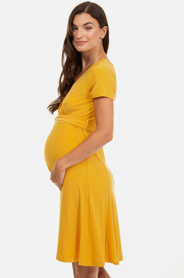 Φόρεμα μητρότητας και θηλασμού σε γραμμή Α -  - soonMAMA - Η σωστή προσθήκη στην κομψή και άνετη εγκυμοσύνη! - Παλτά για έγκυες