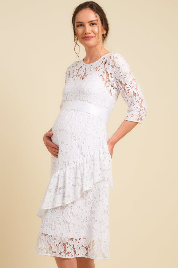 Νυφικό φόρεμα εγκυμοσύνης από δαντέλα -  - soonMAMA - Η σωστή προσθήκη στην κομψή και άνετη εγκυμοσύνη! - Παλτά για έγκυες