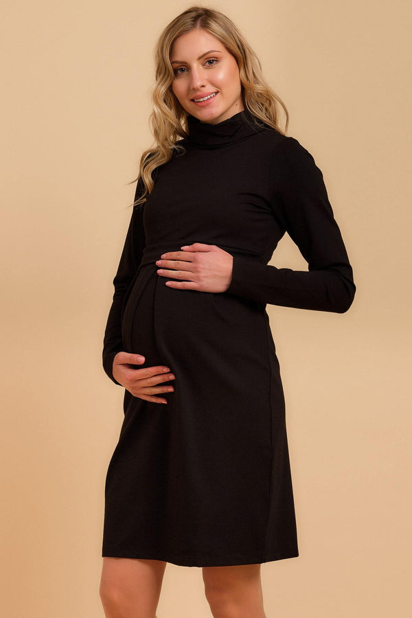Φόρεμα εγκυμοσύνης και θηλασμού ζιβάγκο - Φόρεμα - soonMAMA - Η σωστή προσθήκη στην κομψή και άνετη εγκυμοσύνη! - Παλτά για έγκυες