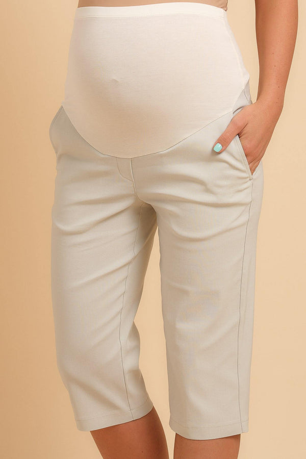 Κάπρι παντελόνι εγκυμοσύνης - Παντελόνι - soonMAMA - Η σωστή προσθήκη στην κομψή και άνετη εγκυμοσύνη! - Παλτά για έγκυες
