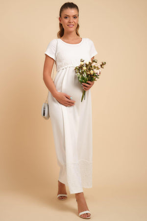 Επίσημο μακρύ φόρεμα εγκυμοσύνης - Φόρεμα - soonMAMA - Η σωστή προσθήκη στην κομψή και άνετη εγκυμοσύνη! - Παλτά για έγκυες