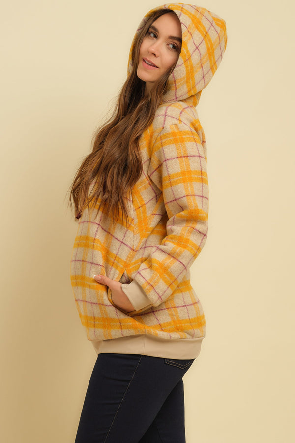 Φούτερ εγκυμοσύνης και θηλασμού με κουκούλα -  - soonMAMA - Η σωστή προσθήκη στην κομψή και άνετη εγκυμοσύνη! - Παλτά για έγκυες
