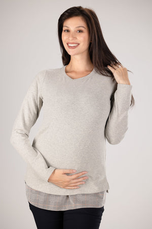 Туника за бременни и кърмещи -  - soonMAMA - Η σωστή προσθήκη στην κομψή και άνετη εγκυμοσύνη! - Παλτά για έγκυες