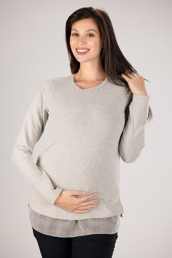 Туника за бременни и кърмещи -  - soonMAMA - Η σωστή προσθήκη στην κομψή και άνετη εγκυμοσύνη! - Παλτά για έγκυες