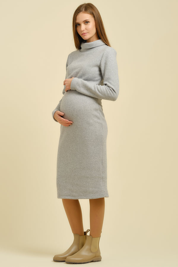 Φόρεμα εγκυμοσύνης και θηλασμού ζιβάγκο - Dresses - soonMAMA - Η σωστή προσθήκη στην κομψή και άνετη εγκυμοσύνη! - Παλτά για έγκυες
