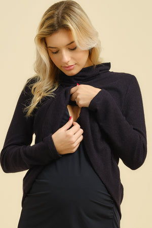 Φόρεμα εγκυμοσύνης και θηλασμού 2 σε 1 με πουλόβερ - Dresses - soonMAMA - Η σωστή προσθήκη στην κομψή και άνετη εγκυμοσύνη! - Παλτά για έγκυες