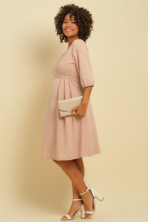Φόρεμα εγκυμοσύνης και θηλασμού με κόμπο - Φόρεμα - soonMAMA - Η σωστή προσθήκη στην κομψή και άνετη εγκυμοσύνη! - Παλτά για έγκυες
