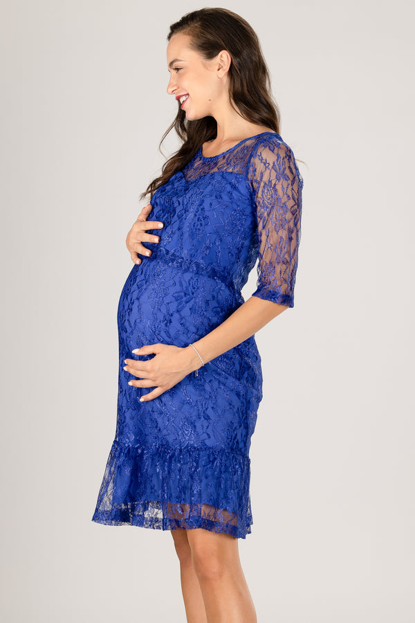 Επίσημο δαντελένιο φόρεμα εγκυμοσύνης και θηλασμού - Φόρεμα - soonMAMA - Η σωστή προσθήκη στην κομψή και άνετη εγκυμοσύνη! - Παλτά για έγκυες